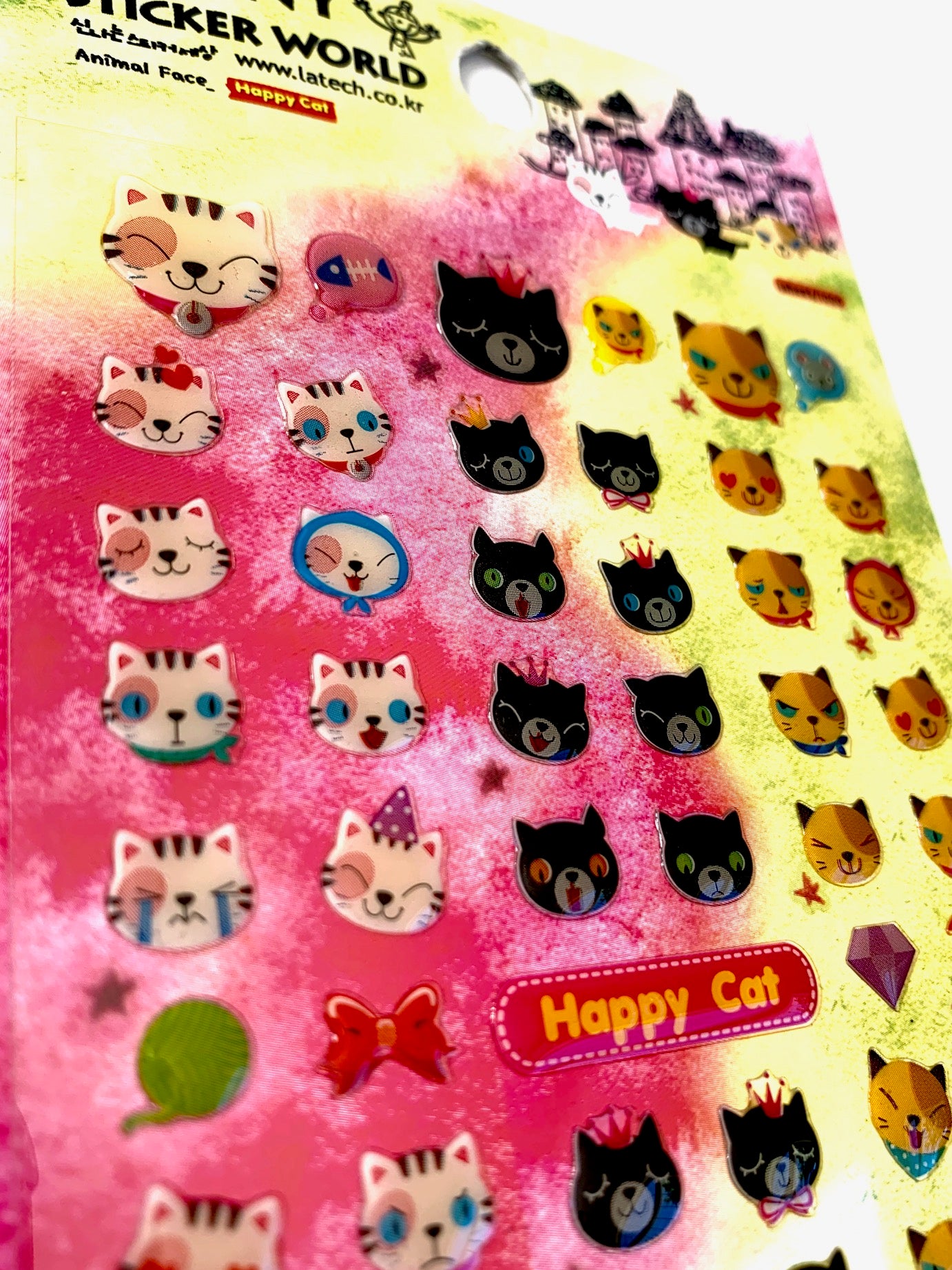 X 37986 CAT GEL STICKERS-DISCONTINUED