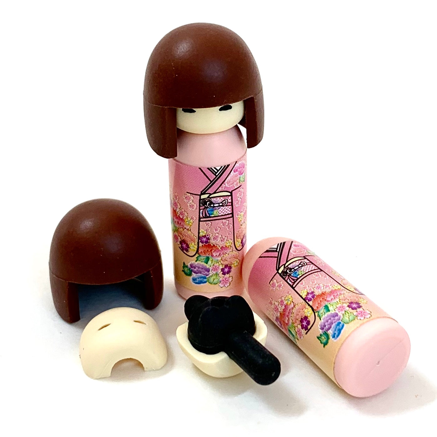 X 380031 Iwako Japanese BCmini Doll Kokeshi – Eraser-DISCONTINUED