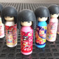X 38004 Iwako BLACK HAIR Kokeshi Japanese Doll Eraser-DISCONTINUED