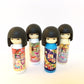 X 38004 Iwako BLACK HAIR Kokeshi Japanese Doll Eraser-DISCONTINUED