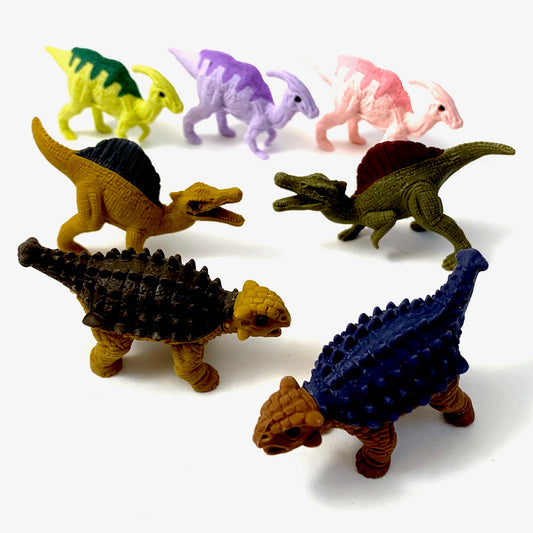 X 38008 IWAKO DINOSAUR ERASERS-DISCONTINUED