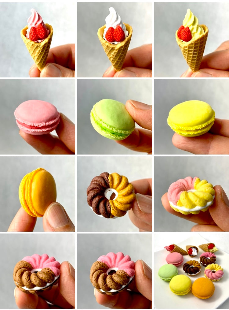 X 380121 FRENCH PASTRY ERASERS-DISCONTINUED