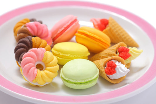 X 380121 FRENCH PASTRY ERASERS-DISCONTINUED