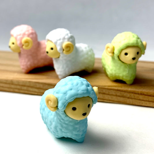 X 380221 IWAKO SHEEP ERASERS-DISCONTINUED