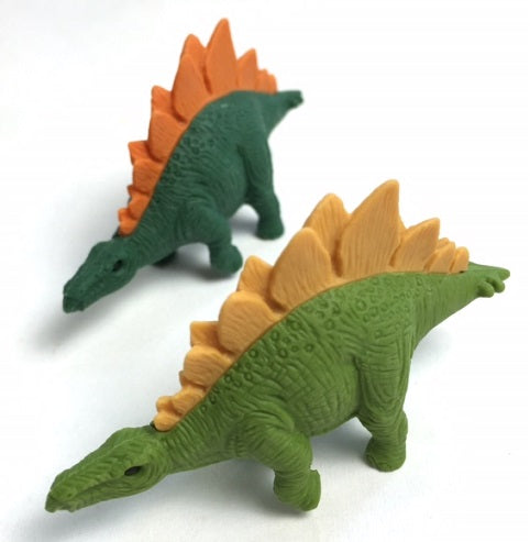 X 38268 IWAKO STEGOSAURUS ERASERS-DISCONTINUED