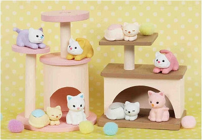 382691 IWAKO PASTEL CATS ERASERS-30