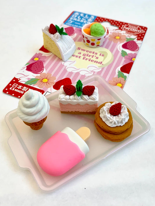 383321 IWAKO DESSERT ERASER CARD-SINGLE