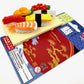 38335 IWAKO SUSHI BOARD ERASER CARD-10 CARDS