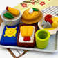 383361 IWAKO JAPANESE FOOD BOARD ERASER CARD-SINGLE