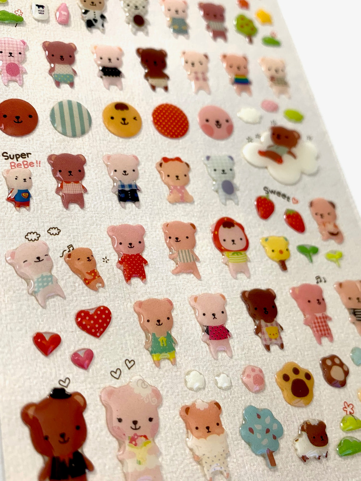 Bebeh Sticker 39799 BEBE BEARS GEL STICKERS-12 – BCmini