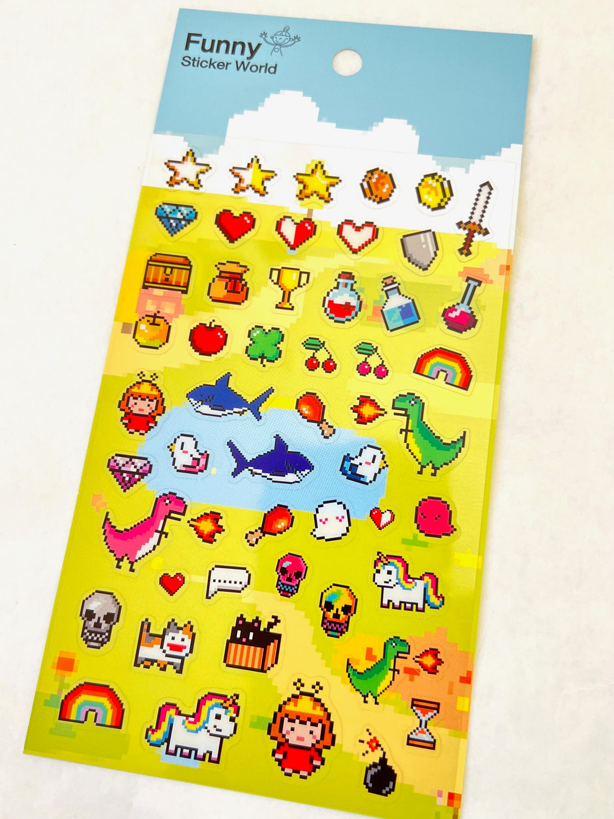 Gam Stickers 40039 VIDEO GAME PARTY STICKERS-12 – BCmini