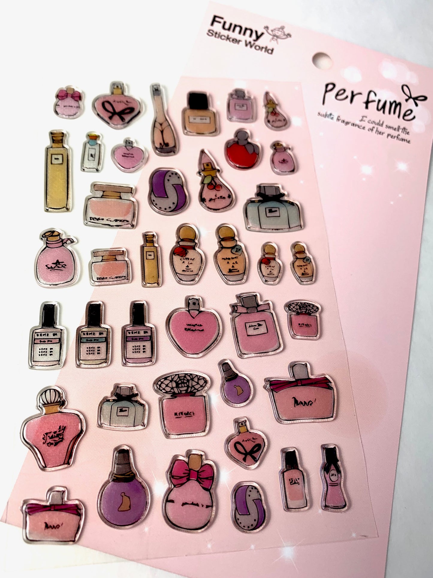 X 40368 PERFUME TWINKLE JELLY STICKER-DISCONTINUED