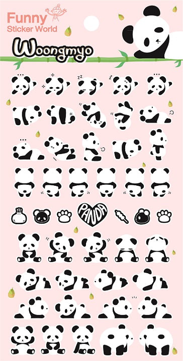 X 41792 PANDA Sticker-DISCONTINUED