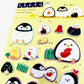X 46380 KAMIO PENGUIN PUFFY STICKERS-DISCONTINUED