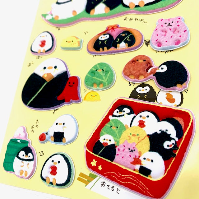 X 46380 KAMIO PENGUIN PUFFY STICKERS-DISCONTINUED