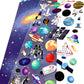 X 50153 SPACE PUFFY STICKER-DISCONTINUED