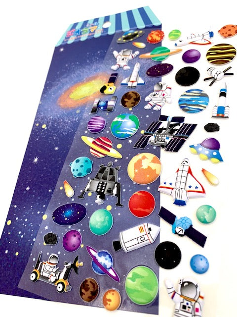 X 50153 SPACE PUFFY STICKER-DISCONTINUED