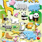X 50154 ZOO PUFFY STICKER-DISCONTINUED