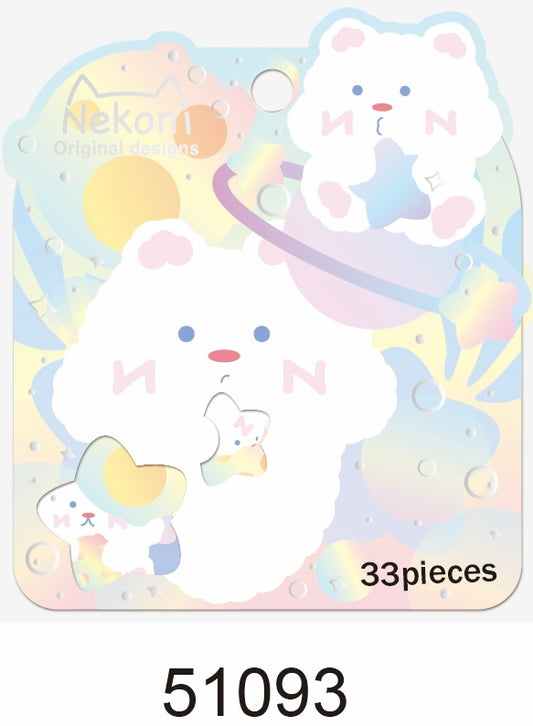 51093 CLOUD BEAR STICKER BAG-10