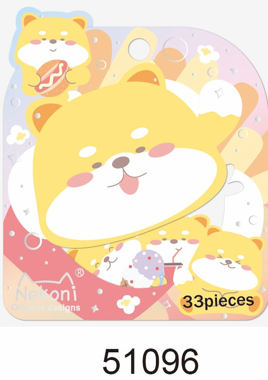 51096 SHIBA INU STICKER BAG-10