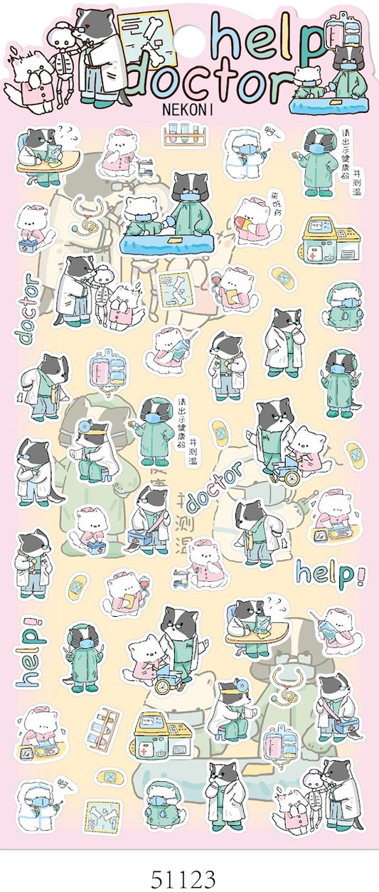 51123 BADGER DOCTOR STICKERS-10