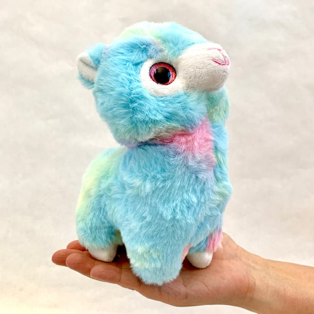 Rainbow llama plush online