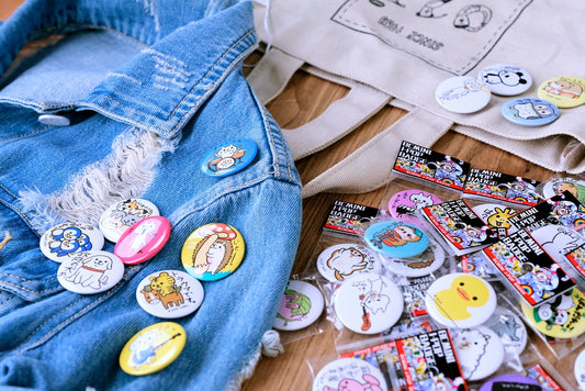 X 66298 J-POP BADGE ASSORTED BAG-DISCONTINUED