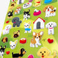 X 71751 DOG PUFFY STICKERS-DISCONTINUED