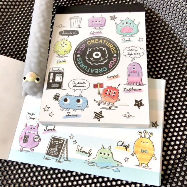 X 721094 Kamio Pop Creatures Petit Notebook -DISCONTINUED