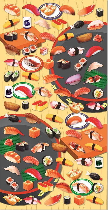 X 74934 SUSHI FLAT STICKERS-DISCONTINUED