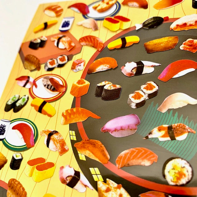 X 74934 SUSHI FLAT STICKERS-DISCONTINUED