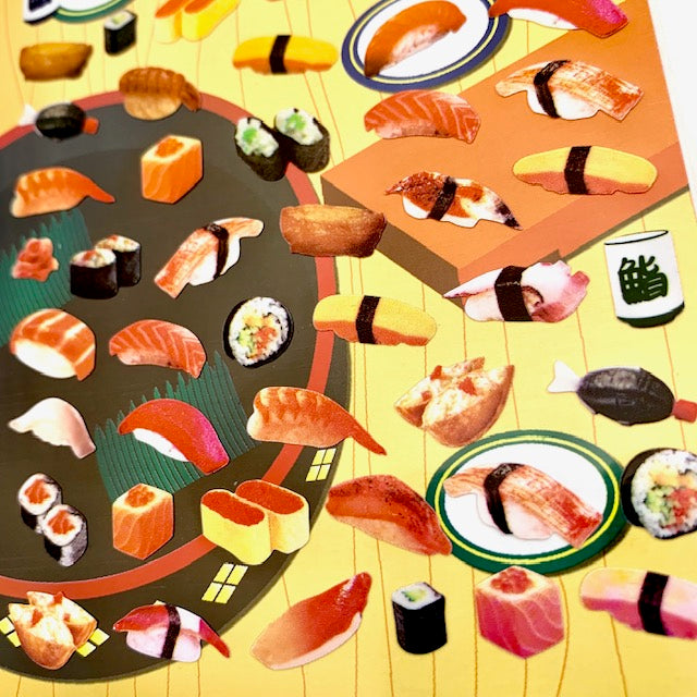 X 74934 SUSHI FLAT STICKERS-DISCONTINUED