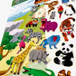 X 76152 WILD LIFE PUFFY STICKERS-DISCONTINUED
