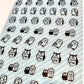 X 77383 OWL CLEAR STICKER-DISCONTINUED