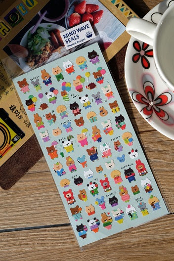 X 77743 Assorted Animals Stickers-DISCONTINUED