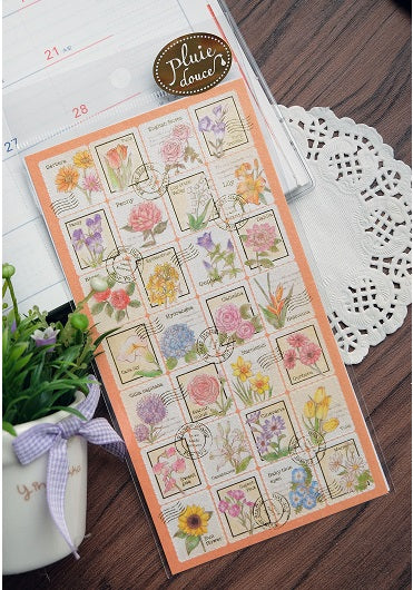 X 77819 Flower Stickers-DISCONTINUED