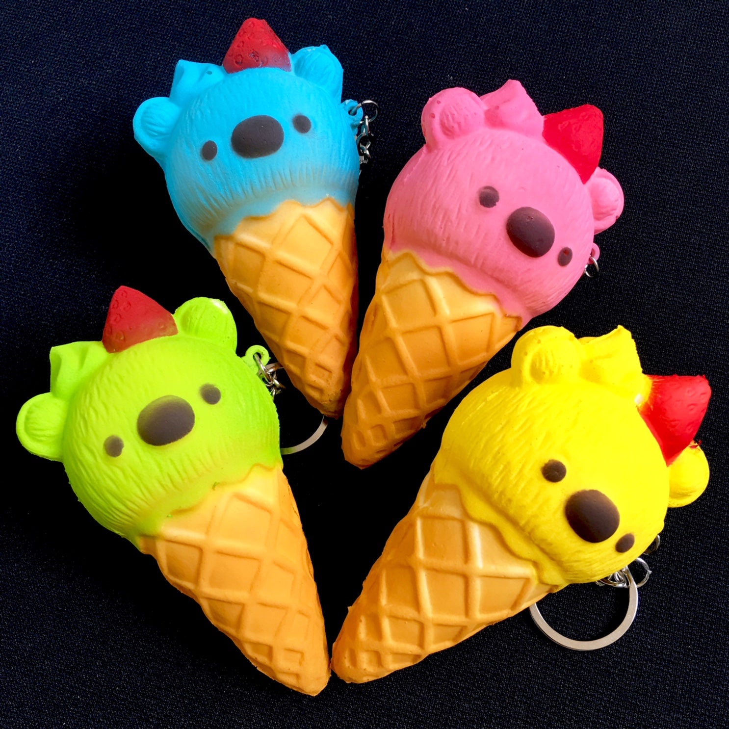 X 83071 SQUISHY ICE CREAM CONE DISCONTINUED