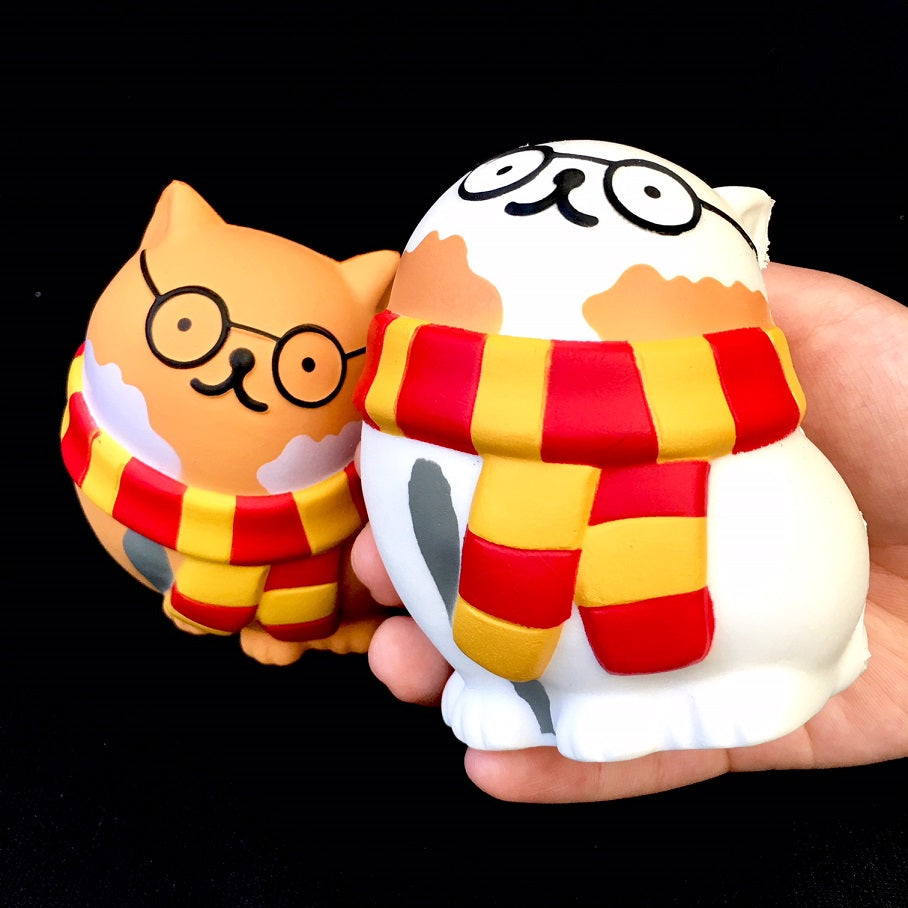 X 83276 WIZARD CAT SQUISHY-DISCONTINUED