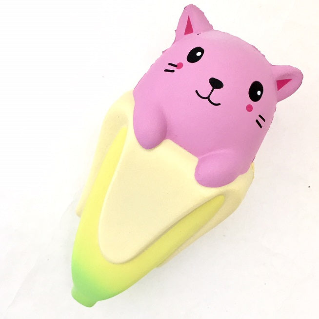 X 83280 BANANA CAT SQUISHY-DISCONTINUED