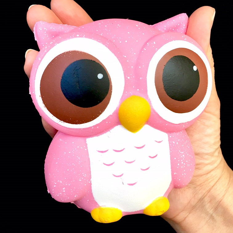 Squishy sale owl pink