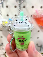 12041 BOBA TEA CAT CHARM-12 – BCmini