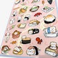 X 85034 SUSHI CAT FLAT STICKERS-DISCONTINUED