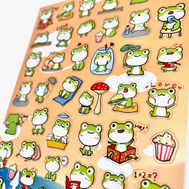 85353 Nekoni Frog Stickers-10