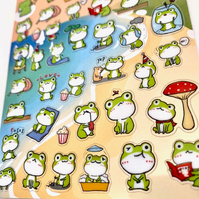 85353 Nekoni Frog Stickers-10