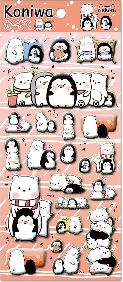 85536 PENGUIN PUFFY STICKERS-10
