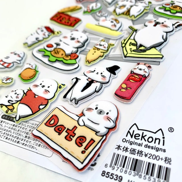 X 85539 SEAL PUFFY STICKERS-DISCONTINUED