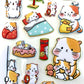 X 85540 CAT PUFFY STICKERS-DISCONTINUED