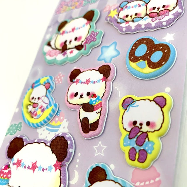 X 85687 PANDA PUFFY STICKER-DISCONTINUED