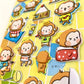 X 85929 MONKEY PUFFY STICKERS-DISCONTINUED
