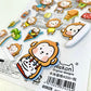 X 85929 MONKEY PUFFY STICKERS-DISCONTINUED